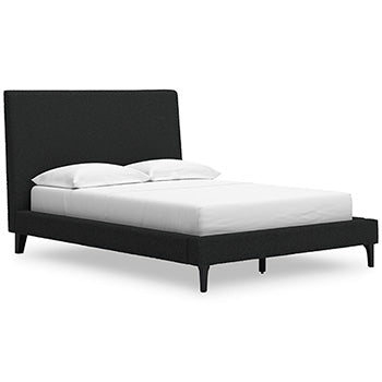 Cadmori Upholstered Bed with Roll Slats